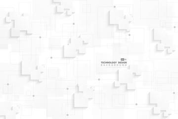 Abstract gradient white gray techno design of connection. illustration vector eps10