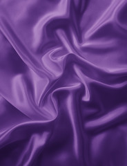 Beautiful smooth elegant wavy violet purple satin silk luxury cloth fabric texture, abstract background design. Card or banner.