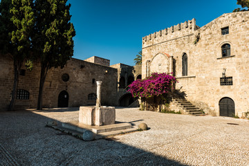 Square of the Hebrew Martyrs in Rhodes, Greece