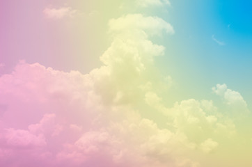 Subtle background Pastel of the sky  