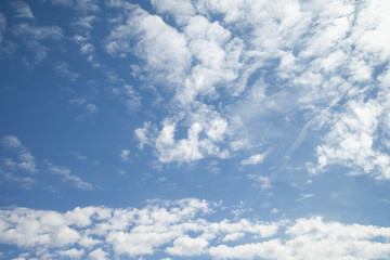 Blue sky and white clouds