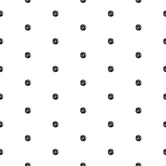Abstract polka dot pattern with hand drawn dots. Cute vector black and white polka dot pattern. Seamless monochrome doodle polka dot pattern for textile, wallpapers, wrapping paper, cards and web.