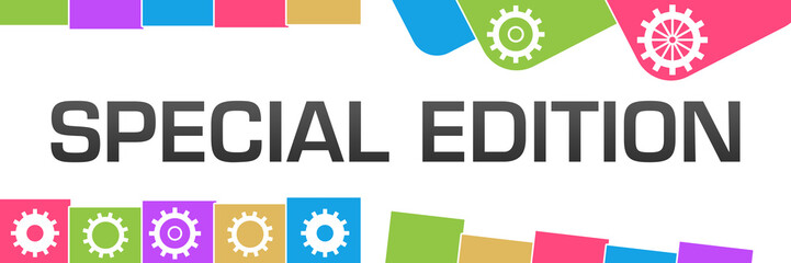 Special Edition Colorful Random Shapes Gears 