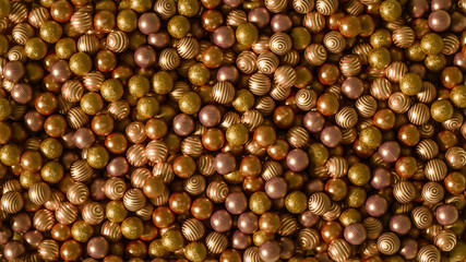 Beautiful festive background with balloons. 3d illustration, 3d rendering.