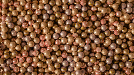 Beautiful festive background with balloons. 3d illustration, 3d rendering.