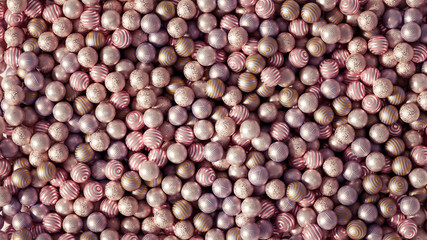 Beautiful festive background with balloons. 3d illustration, 3d rendering.