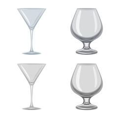 Vector illustration of form and celebration icon. Set of form and volume stock symbol for web.