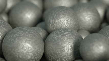 Beautiful festive background with balloons. 3d illustration, 3d rendering.