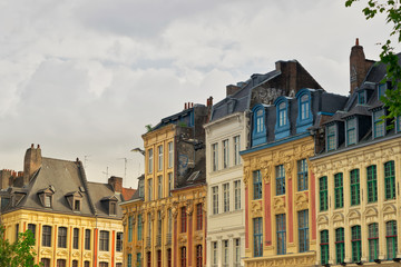 Fototapeta na wymiar Old buildings in Lille