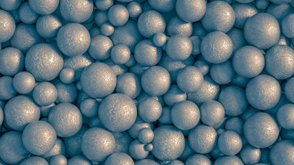 Beautiful festive background with balloons. 3d illustration, 3d rendering.