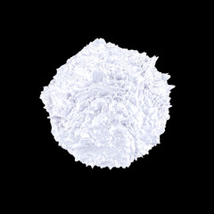 Abstract shape background. 3d illustration, 3d rendering.