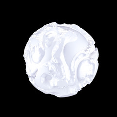 Abstract shape background. 3d illustration, 3d rendering.