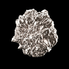 Abstract shape background. 3d illustration, 3d rendering.