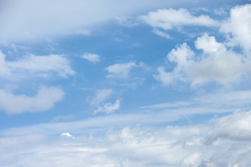 Blue sky and white clouds