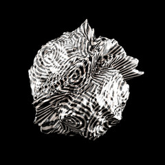 Abstract shape background. 3d illustration, 3d rendering.