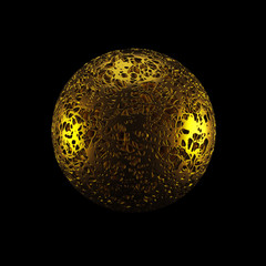 Abstract shape background. 3d illustration, 3d rendering.