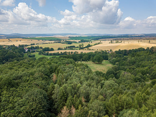 rural thuringia Aerial
