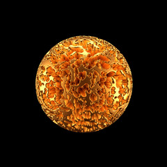 Abstract shape background. 3d illustration, 3d rendering.