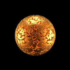 Abstract shape background. 3d illustration, 3d rendering.