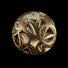 Abstract shape background. 3d illustration, 3d rendering.