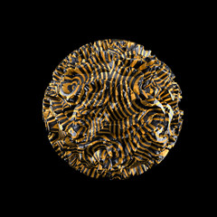 Abstract shape background. 3d illustration, 3d rendering.