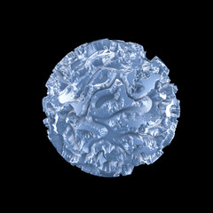 Abstract shape background. 3d illustration, 3d rendering.