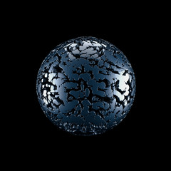 Abstract shape background. 3d illustration, 3d rendering.