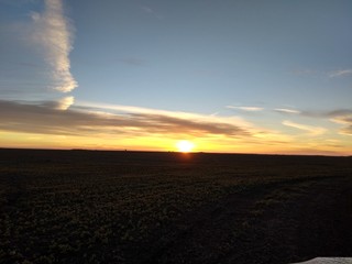 atardecer