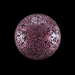 Abstract shape background. 3d illustration, 3d rendering.