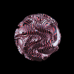 Abstract shape background. 3d illustration, 3d rendering.