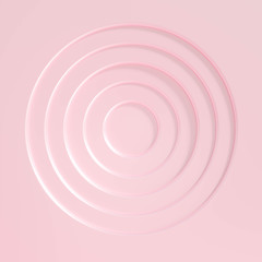 Minimalism abstract background, pedestal. 3d illustration, 3d rendering.