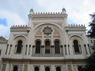 Fototapeta na wymiar Spanish Synagogue in Prague, the Czech Republic