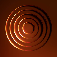 Minimalism abstract background, pedestal. 3d illustration, 3d rendering.