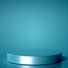 Minimalism abstract background, pedestal. 3d illustration, 3d rendering.
