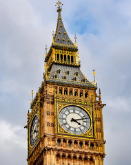 Fototapeta na wymiar Big Ben tower clock, London, UK