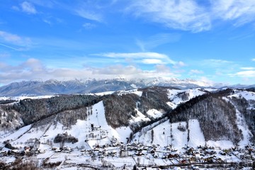 winter in the Bucegi mountains