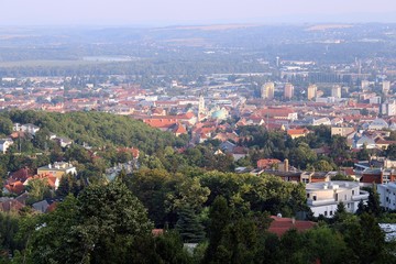 A part of Pécs from the TV-Tower, Pécs
