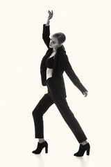 modern fashionable woman