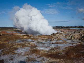  geothermal area of ​​Gunnhuver