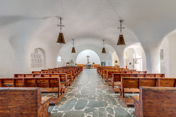 Stella Maris Church in Sardinia, Italy.