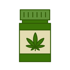 medical, marijuana, cannabis, pills, bottle, drug, pharmacy, leaf, plant, vector, icon, medicine, weed, hemp, health, herb, logo, legal, narcotic, illegal, medicinal, label, organic, natural, herbal, 