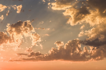 aerial view of foggy mountains