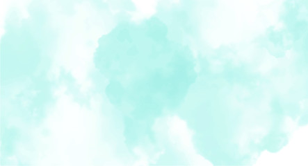 Blue watercolor background for your design, watercolor background concept, vector.