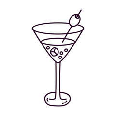 Cocktail vector icon