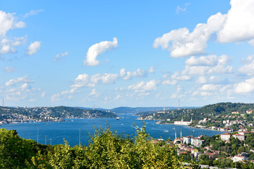 Fototapeta na wymiar Istanbul bosphorus view