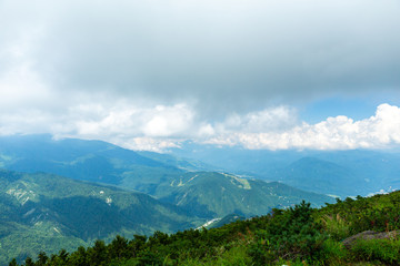 Naklejka premium Wycieczka górska przyrody