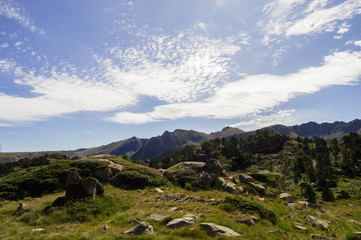 High mountain landscape.