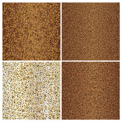 set of glittering vector background