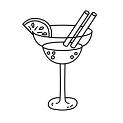 Cocktail vector icon