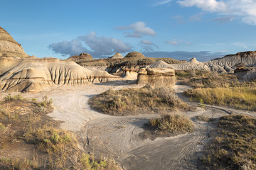 Badlands at Dinosaur Provincial Park in the Red Deer River Valley